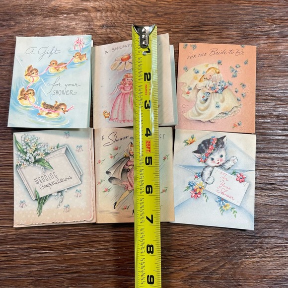 Lot of Kitsch Shower Cards and Wedding Cards - Picture 5 of 13